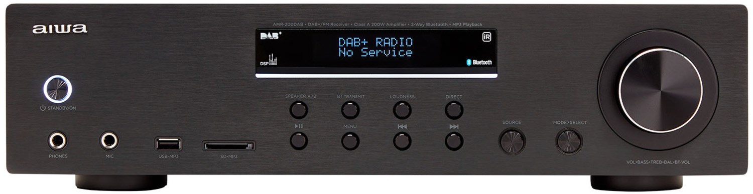 Aiwa AMR-200DAB Receiver schwarz