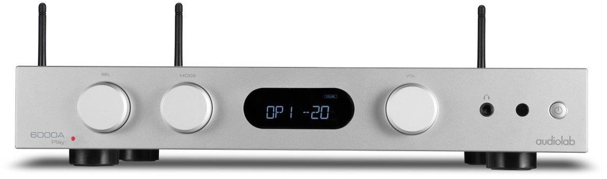 Audiolab 6000A Play Vollverstärker aluminum silber