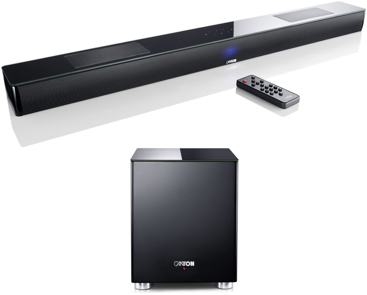 Canton Soundbar 10 Set mit Sub 8 Soundbar schwarz
