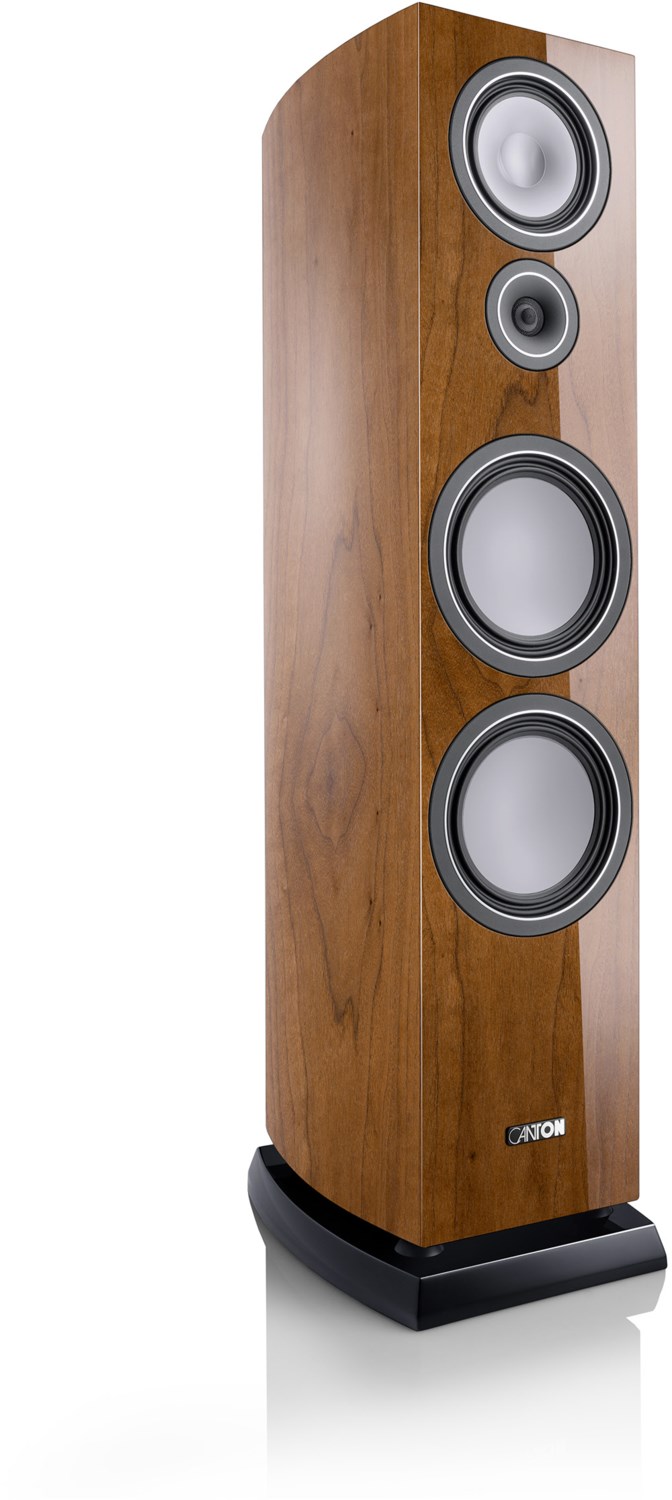 Canton Vento 100 /Stück Stand-Lautsprecher hochglanz nussbaum