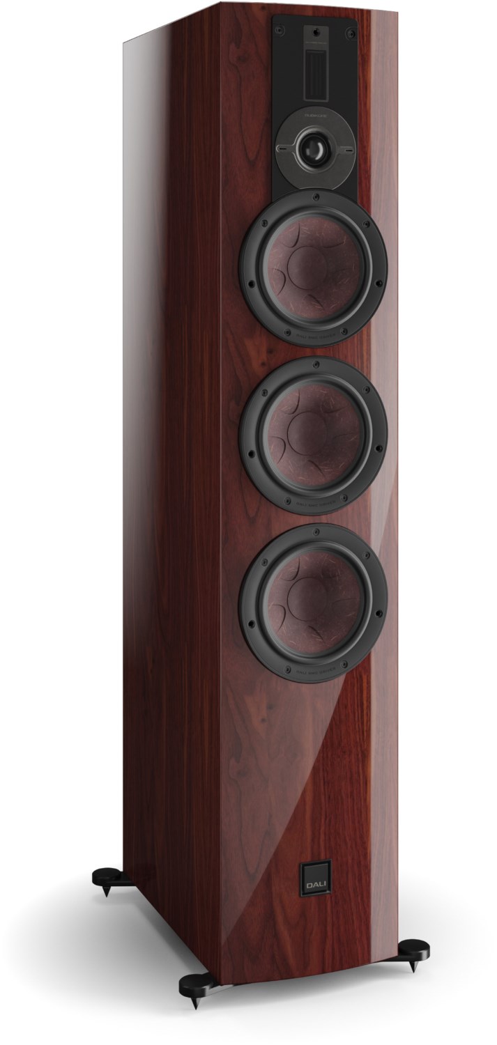 Dali Rubikore 8 /Stück Stand-Lautsprecher hochglanz kastanienbraun