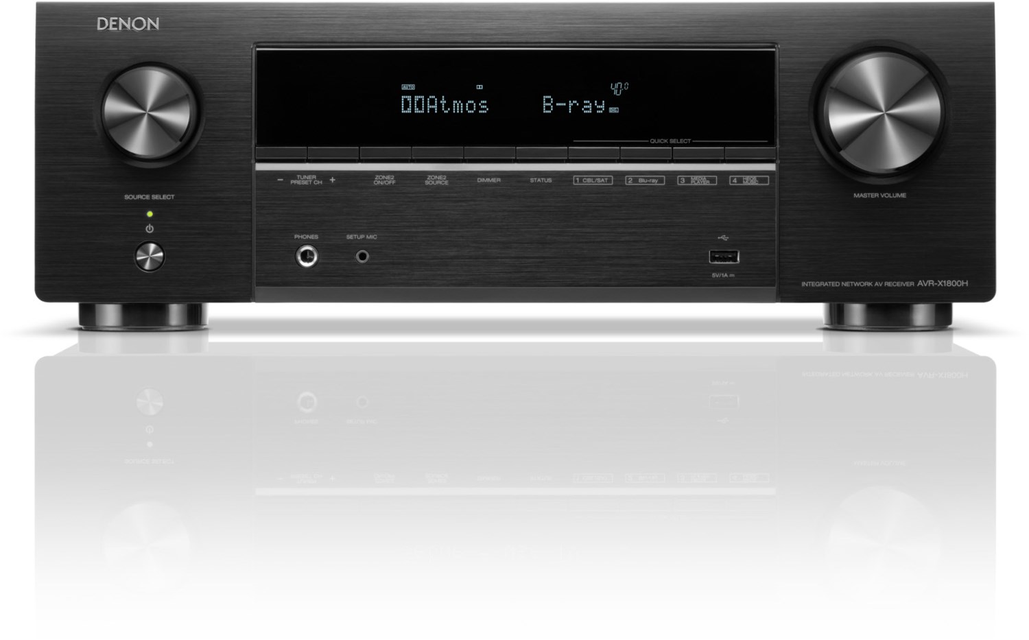 Denon AVR-X1800H Klang Effekt Receiver