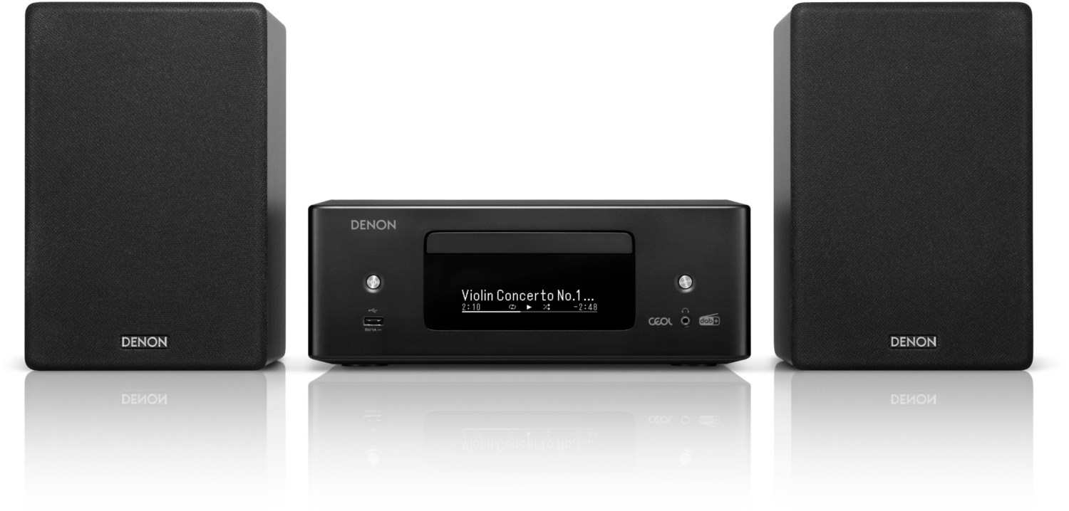 Denon CEOL N12 DAB (mit Lautsprecher) Mini-System schwarz