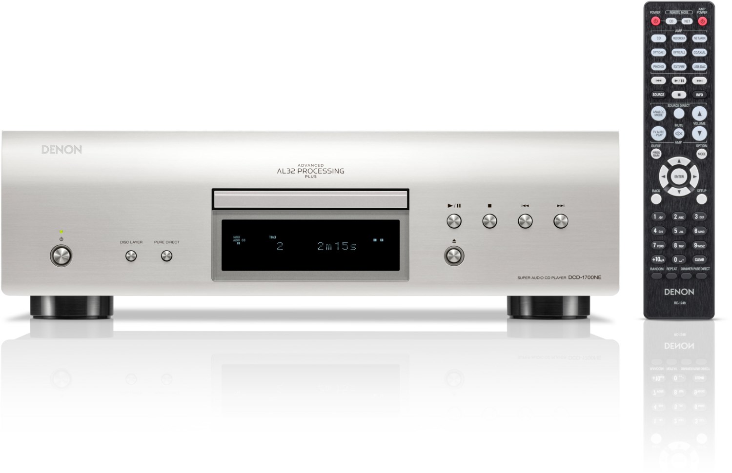 Denon DCD-1700NE CD-Spieler silber