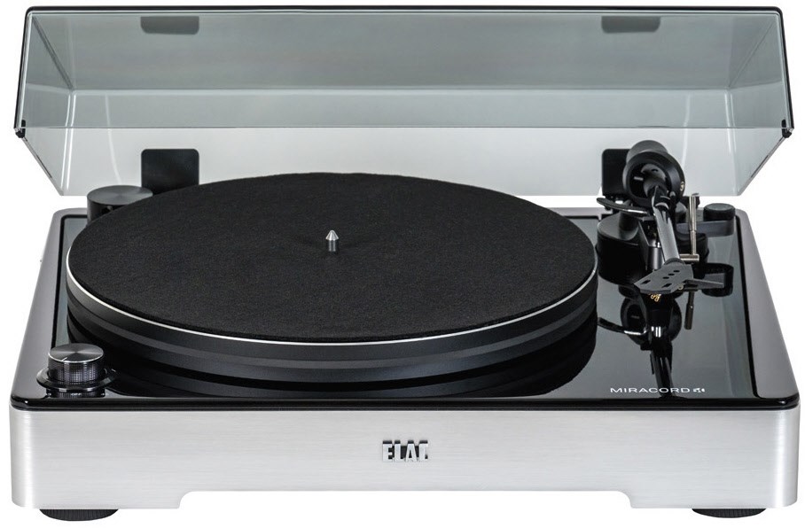 Elac Miracord 60 Plattenspieler mit Tonabnehmersystem D96 schwarz hochglanz