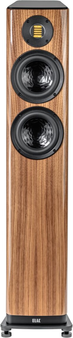 Elac Vela FS 407.2 /Stück Stand-Lautsprecher nußbaum hochglanz
