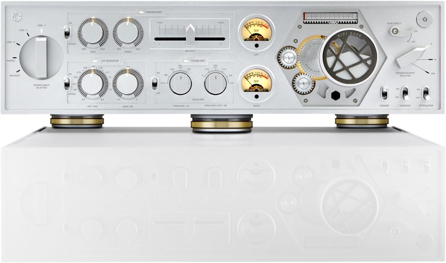 HIFI ROSE RA 180 Vollverstärker silber