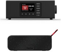 Hama DR2002BT+PowerBrick 2.0 Bundle schwarz
