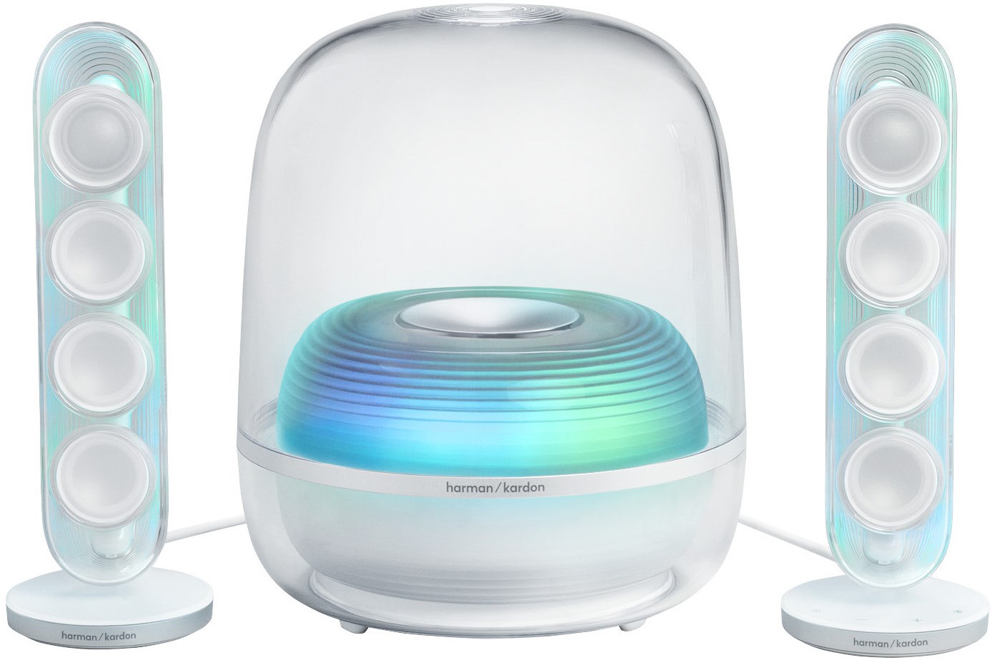 Harman/Kardon Soundsticks 5 Stereo-Subwoofer-System weiß