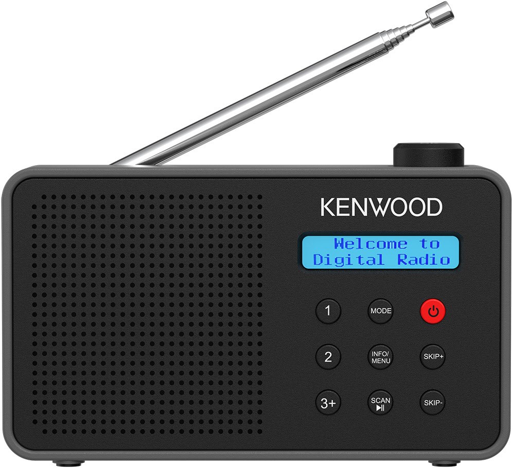 Kenwood CR-M25DAB-B Kofferradio mit DAB/DAB+ schwarz