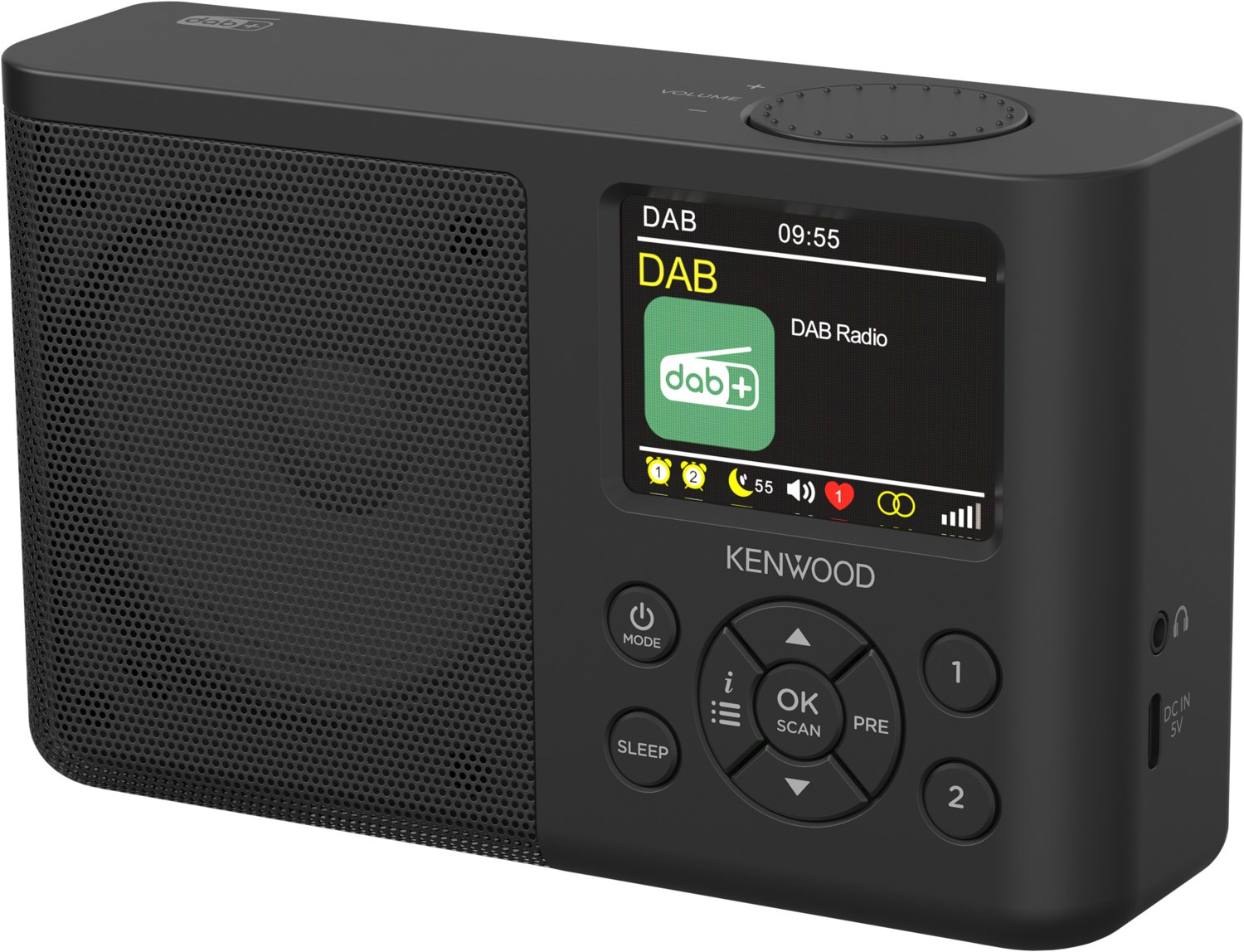 Kenwood CR-M33DAB-B Digitalradio schwarz