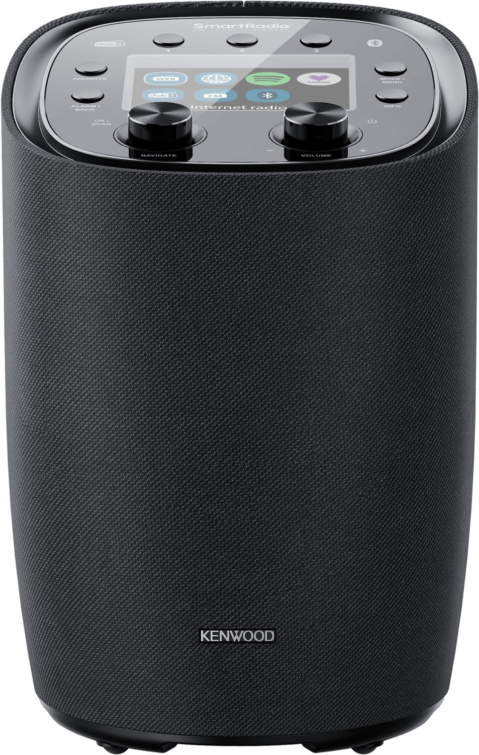 Kenwood CR-ST500-S-B Internetradio schwarz