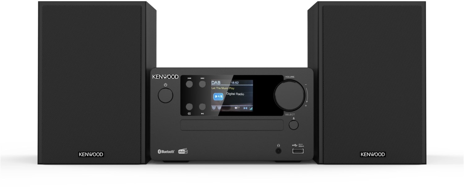 Kenwood M-725DAB-B Microanlage midnight black