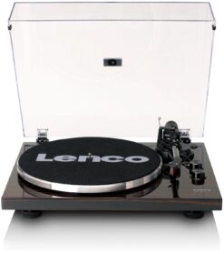 Lenco LBT-345WA Plattenspieler mit Bluetooth & USB walnuss