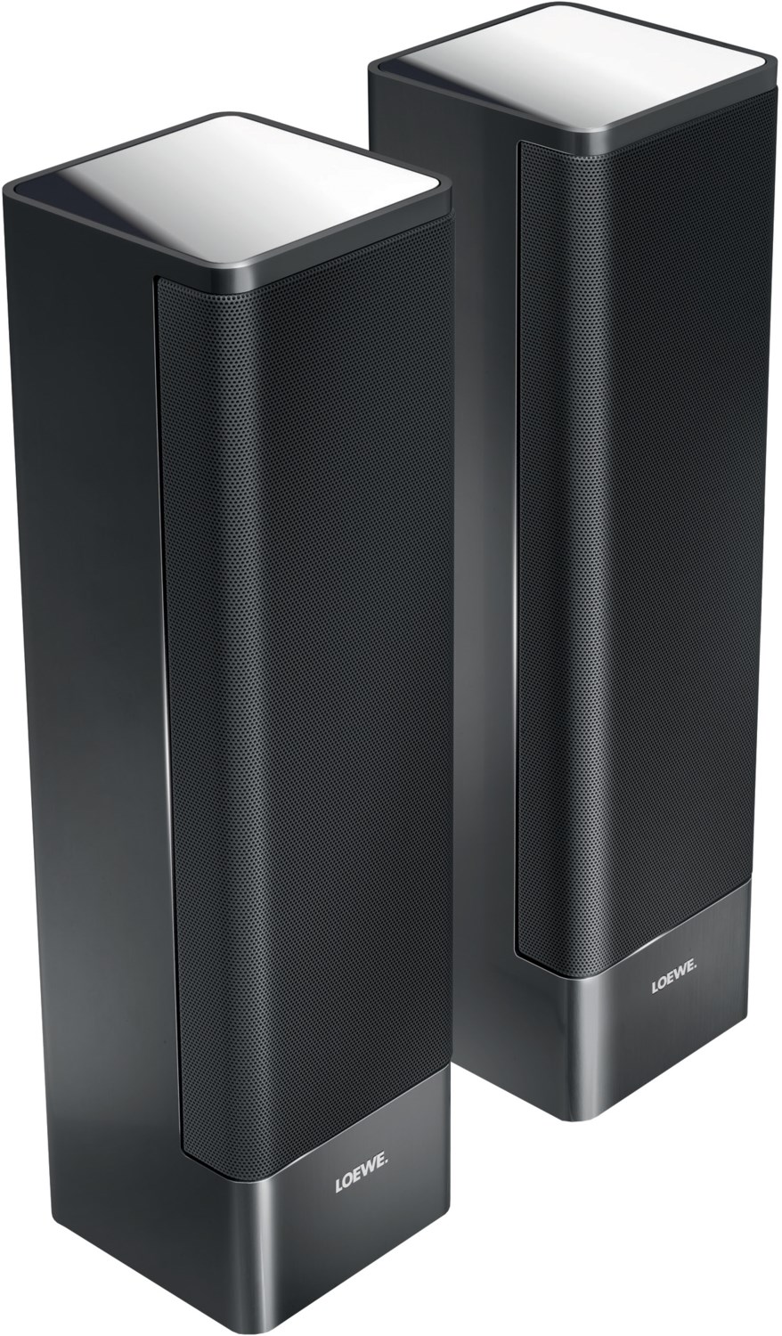 Loewe Ind. Sound Multiroom Speaker /Paar On Wall Lautsprecher alu-schwarz