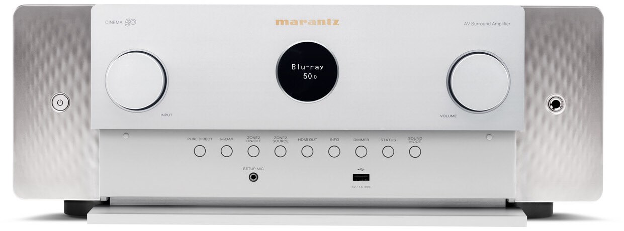Marantz Cinema 50 Klang Effekt Receiver silber/gold