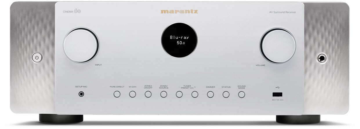 Marantz Cinema 60 Klang Effekt Receiver silber/gold