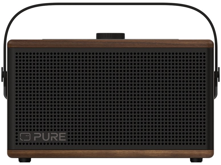 Pure Classic Aura Bluetooth-Lautsprecher Kaffee Braun/Walnuss