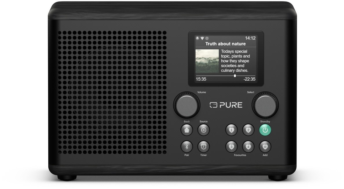 Pure Classic H4i Internetradio esche schwarz