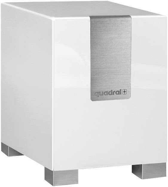 Quadral Qube S8 Aktiv-Subwoofer weiss hochglanz
