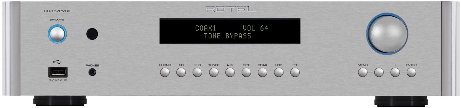 Rotel RC-1572 MKII Vorverstärker silber