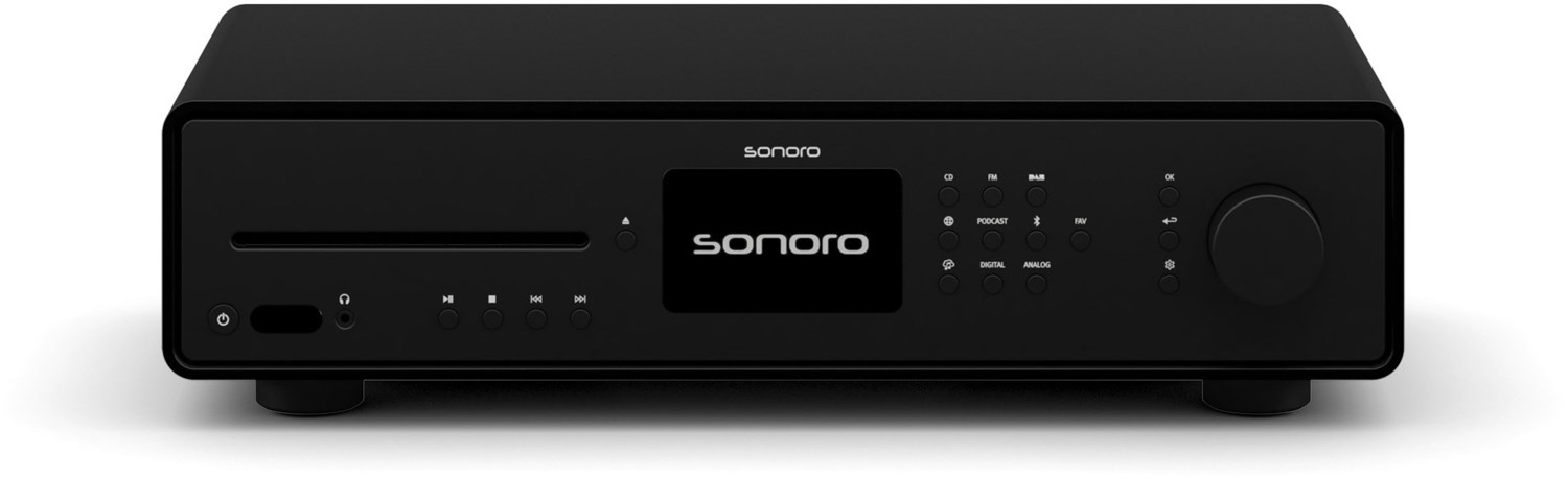 Sonoro MAESTRO Quantum CD-Receiver mit Internetradio schwarz