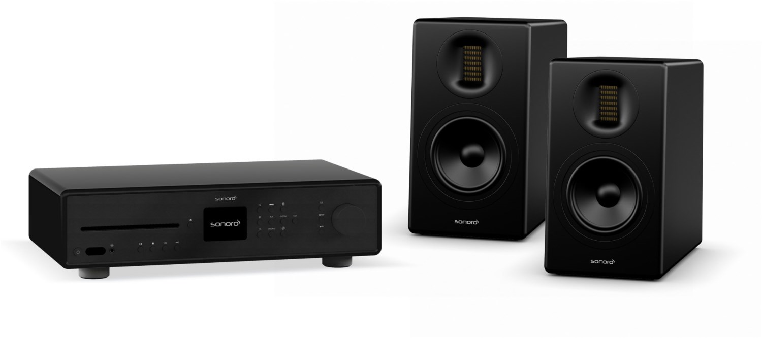 Sonoro Maestro X Bundle CD-Receiver inkl. Orchestra Gen. 2 matt schwarz