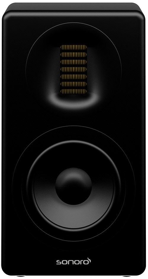 Sonoro Orchestra Slim /Paar Klein-/Regallautsprecher schwarz/schwarz