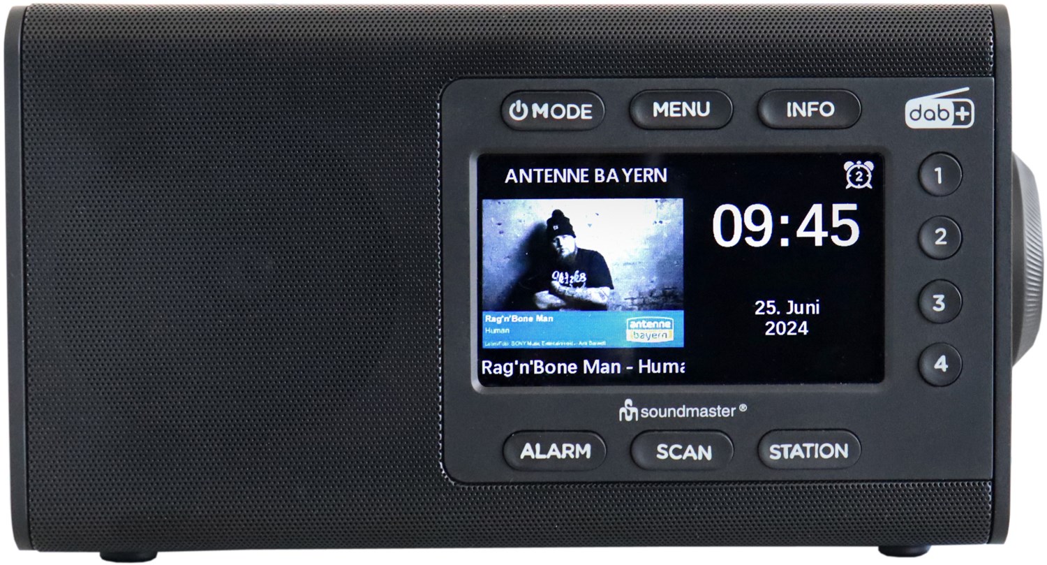 Soundmaster DAB900SW DAB Radioempfänger schwarz