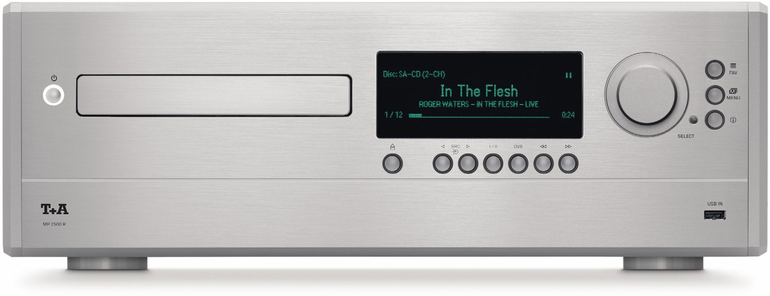 T+A MP 2500 R (V1.0) Netzwerkspieler silber