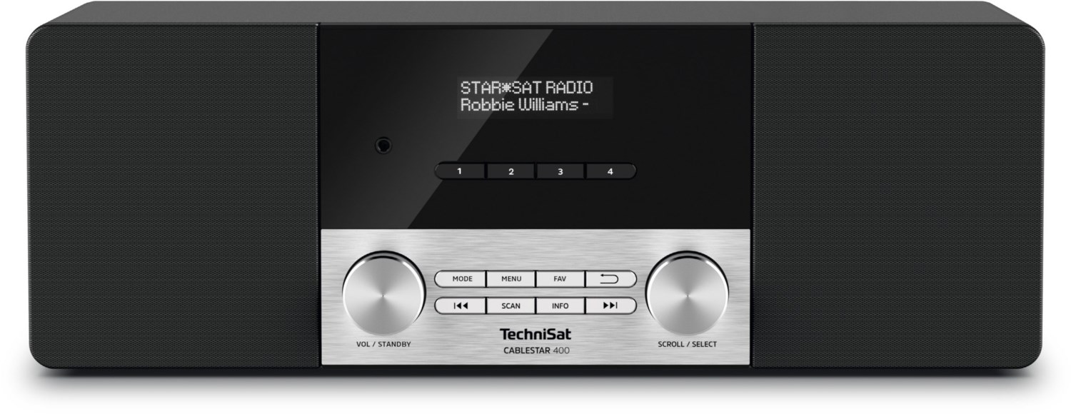 Technisat CableStar 400 Heimradio schwarz