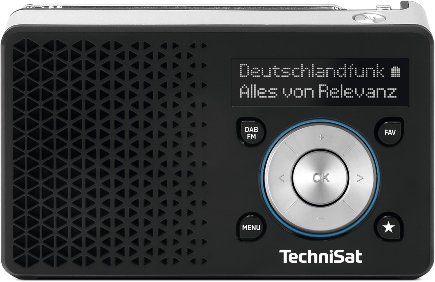 Technisat DigitRadio 1 Portables Radio schwarz/silber