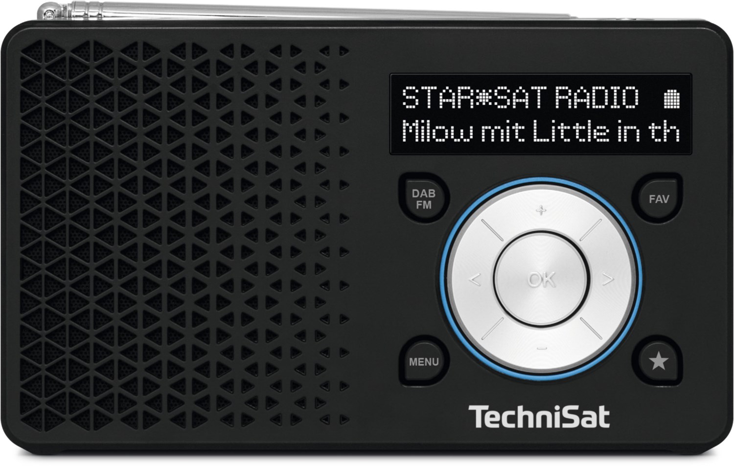 Technisat DigitRadio 1 Taschenradio schwarz/silber