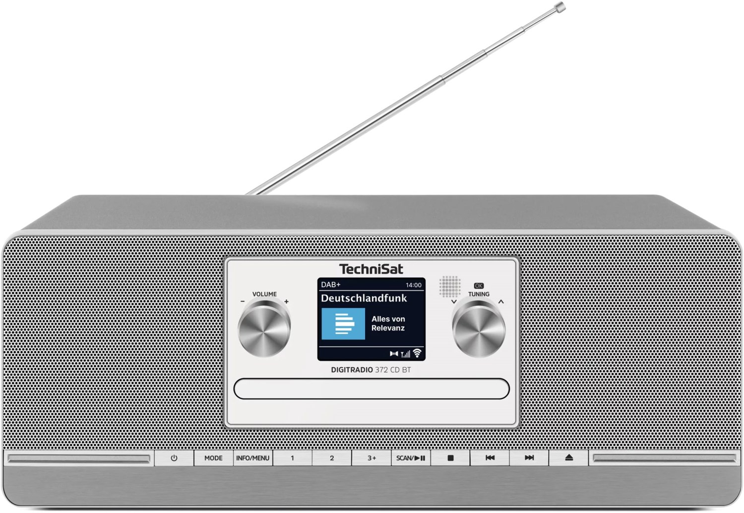 Technisat DigitRadio 372 CD BT CD/Radio-System silber
