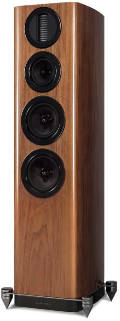 Wharfedale AURA 3 /Paar Stand-Lautsprecher hochglanz walnuss