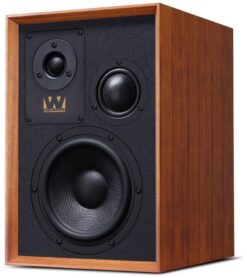 Wharfedale Super Denton /Paar Klein-/Regallautsprecher mahogany red