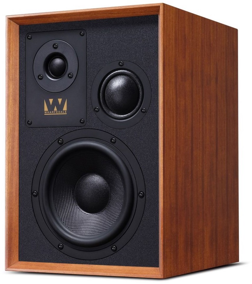 Wharfedale Super Denton /Paar Klein-/Regallautsprecher mahogany red