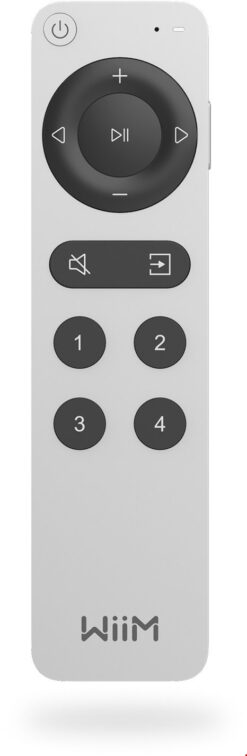 WiiM Voice Remote 2 silber